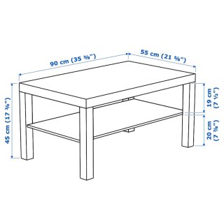 Mesa de centro blanca