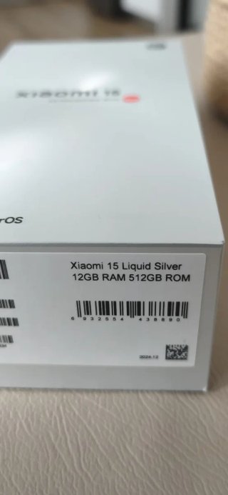 Xiaomi 15 liquid silver