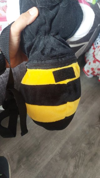 Mochila abeja peluche