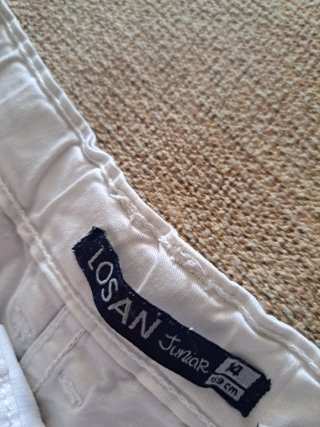 Pantalón corto blanco Losan Talla 14