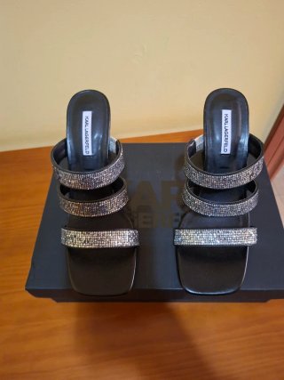 Sandalias Karl Lagerfeld Tacon Brillantes