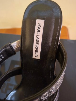 Sandalias Karl Lagerfeld Tacon Brillantes