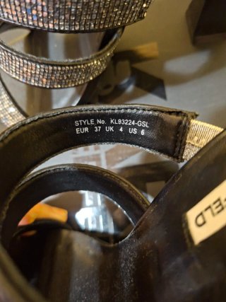 Sandalias Karl Lagerfeld Tacon Brillantes