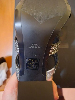 Sandalias Karl Lagerfeld Tacon Brillantes