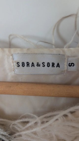 Abrigo SORA & SORA Beige Talla S