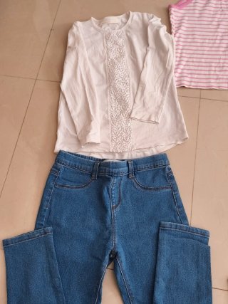 Lote 6 piezas ropa niña 12 años