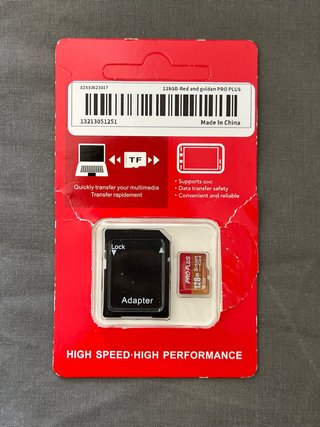 Tarjeta Micro SD 128GB PRO PLUS + Adaptador