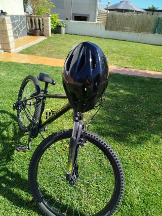 Bicicleta Rockrider 500 Negro