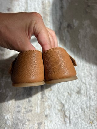 Zapatos niño piel marrón 24 talla