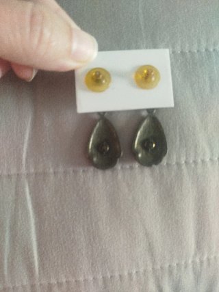 Pendientes flor mujer esmaltados