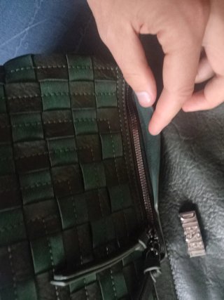 Borsa Diesel verde oliva nuova