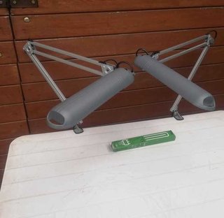 Lampade da scrivania Ikea grigie