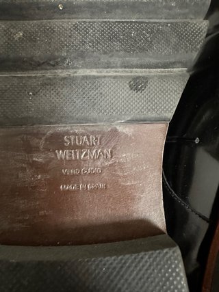 Stuart Weitzman Mocasines de Piel Negros T 34.5