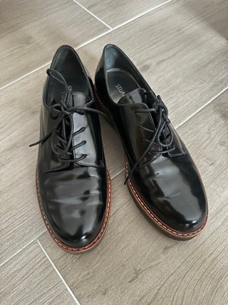 Stuart Weitzman Mocasines de Piel Negros T 34.5
