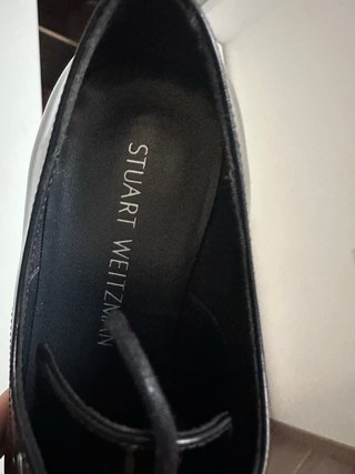 Stuart Weitzman Mocasines de Piel Negros T 34.5