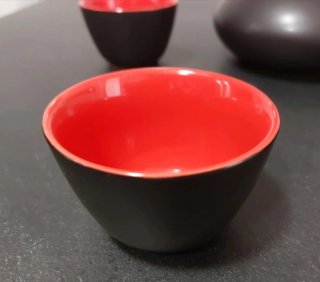 Teiera stile orientale con 4 tazze