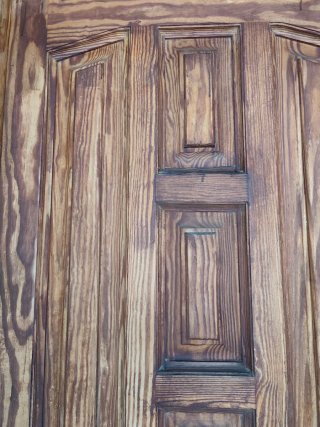 Puerta entrada madera maciza (norte)