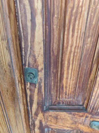 Puerta entrada madera maciza (norte)