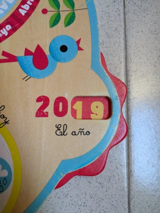 Calendario de madera Janod