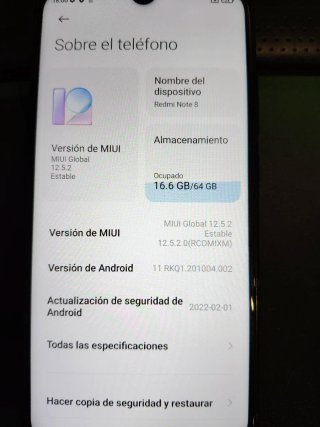 Xiaomi Redmi Note 8 Negro
