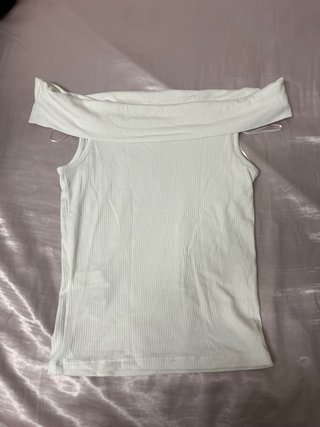 Camiseta sin hombros mujer XS