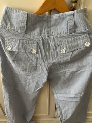 Pantalones Burberry rayas palazzo