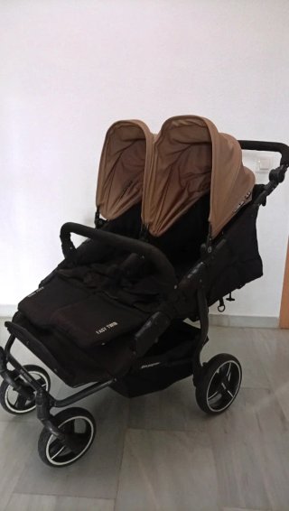 Carro gemelar Baby Monster Easy Twin