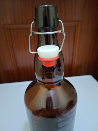 Bottiglia in vetro ambrato 200 cl