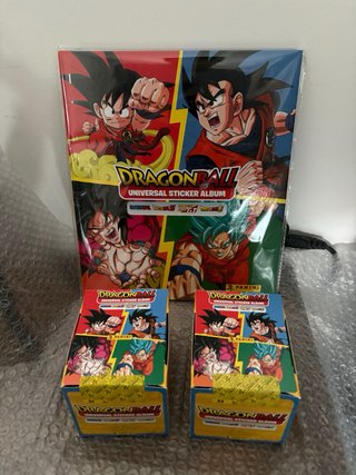 Album rigido Dragon Ball Universal Stickers +2 box