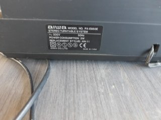 Tocadiscos Aiwa Negro/Gris