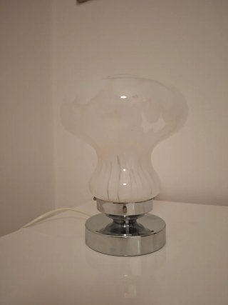 Lampada vintage vetro e metallo