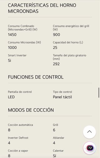 Microondas LG Grill MH6535GDS 1000W 25 Litros