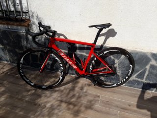 Bicicleta Specialized Tarmac Roja