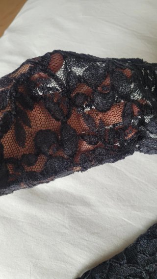 Top encaje negro Talla S