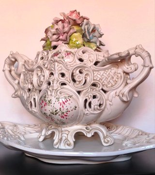 Cerámica Capodimonte, Vasi, Teiere, Zuppiere, ecc.