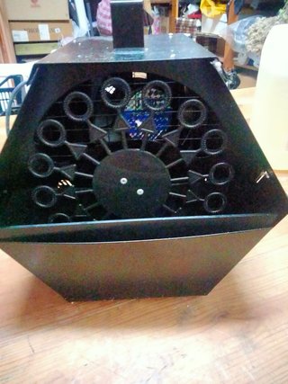 Máquina de burbujas Eurolite + líquido pompas