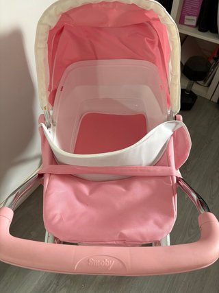Carrito Muñecas Smoby Inglesina Rosa