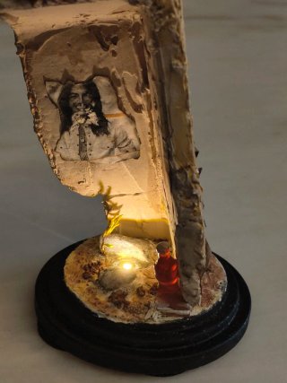 Diorama Fallout Post-Apocalittico Artigianale