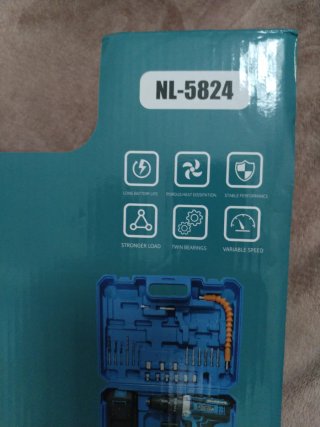 Trapano avvitatore Mukuns con accessori
