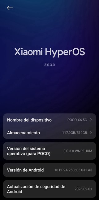 POCO X6 5G – 12GB RAM / 512GB + Caja / Accesorios