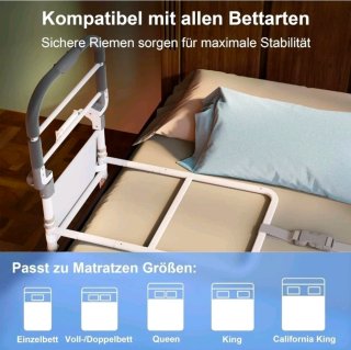 Sponda Letto Anziani Pieghevole Regolabile