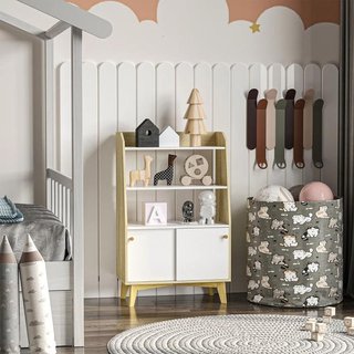 Estantería Infantil con 2 Puertas y 3 EstantesTARA
