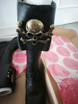 Botas pirata negras