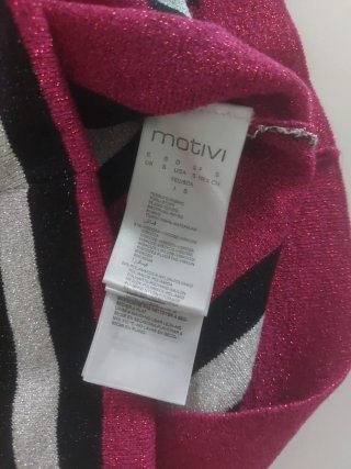 Maglione collo alto Motivi righe