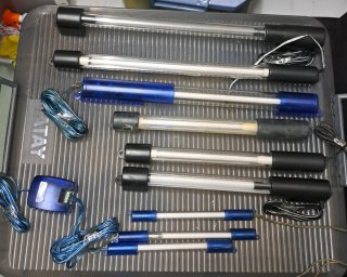 Neones azules