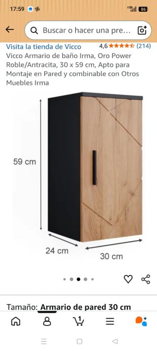 Armario para baño