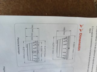 Nichos para focos de piscina hormigón
