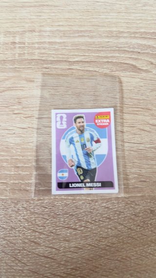 Cromo Extra Panini Messi Mundial 2026