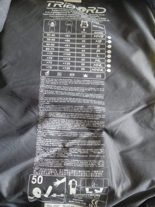 Tribord Decathlon Gilet XL di Aiuto alla Flottabilità 50N