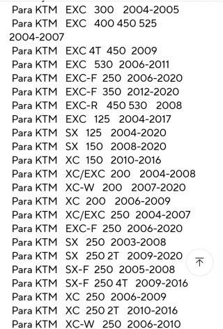 Pastillas Freno Delanteras KTM